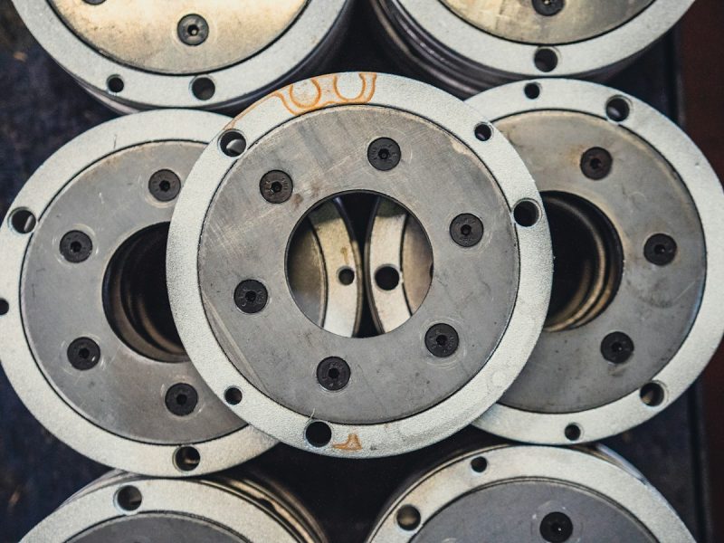 Machined steel flanges